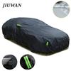 Universal SUV/Sedan Full Car Covers Outdoor Waterproof Sun Rain Snow Protection UV Zipper Design Black