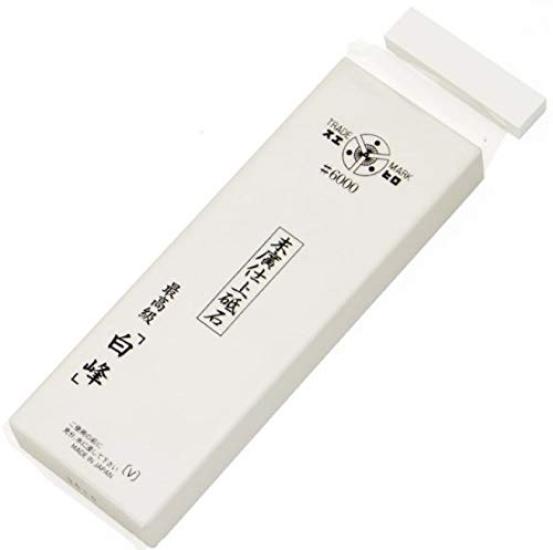 

Suehiro Suehiro Whetstone Super Finish regular Water absorbent Shiramine Baseless type #6000 [Easy-to-use size] 6000-DN