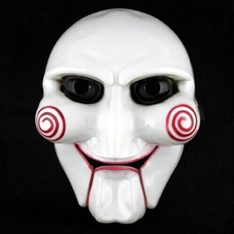Multi-function Saw Puppet Mask Featuring Scary Horror Design For Unisex Cosplay