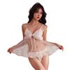 Sexy Lingerie Lace Suspender Sexy Interest Free Front Chest Pure Desire Sexy Breast See-through Woman