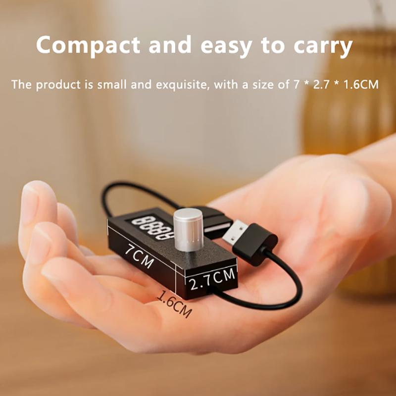 Interruttore Timer USB con Display Digitale Affidabile, Cavo di Alimentazione Regolabile Portatile, Interruttore di Spegnimento Automatico, Gestione Alimentazione