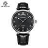 New Fashion Trend Mechanical Watch Leather Waterproof Double Calendar Automatic Mechanical Men's Watch Agent