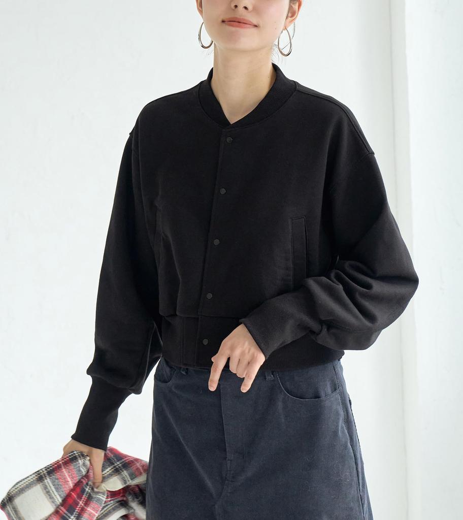 ROPE PICNIC R Back Embroidered Cut Stadium Jacket Black (01) Size 38