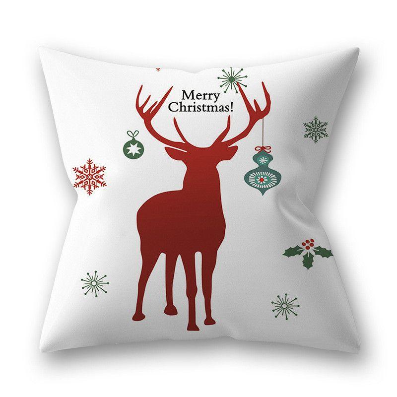 Vibrant Christmas Themed Decorative Cushion Cover For Festive Home Decor 18x18