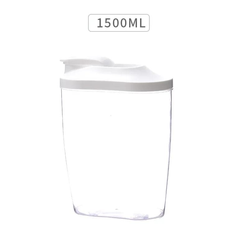 Cereals Sealed Jar 1000/1500ML Large Capacity Sealed Plastic Storage Box Household Dry Food Containe Kitchen Supplies VIE LENTE