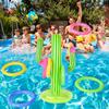 Inflatable Cactus Ring Toss Game Set Floating Swimming Pool Toys Hawaiian Summer Pool Beach Party Decorations Game Supplies