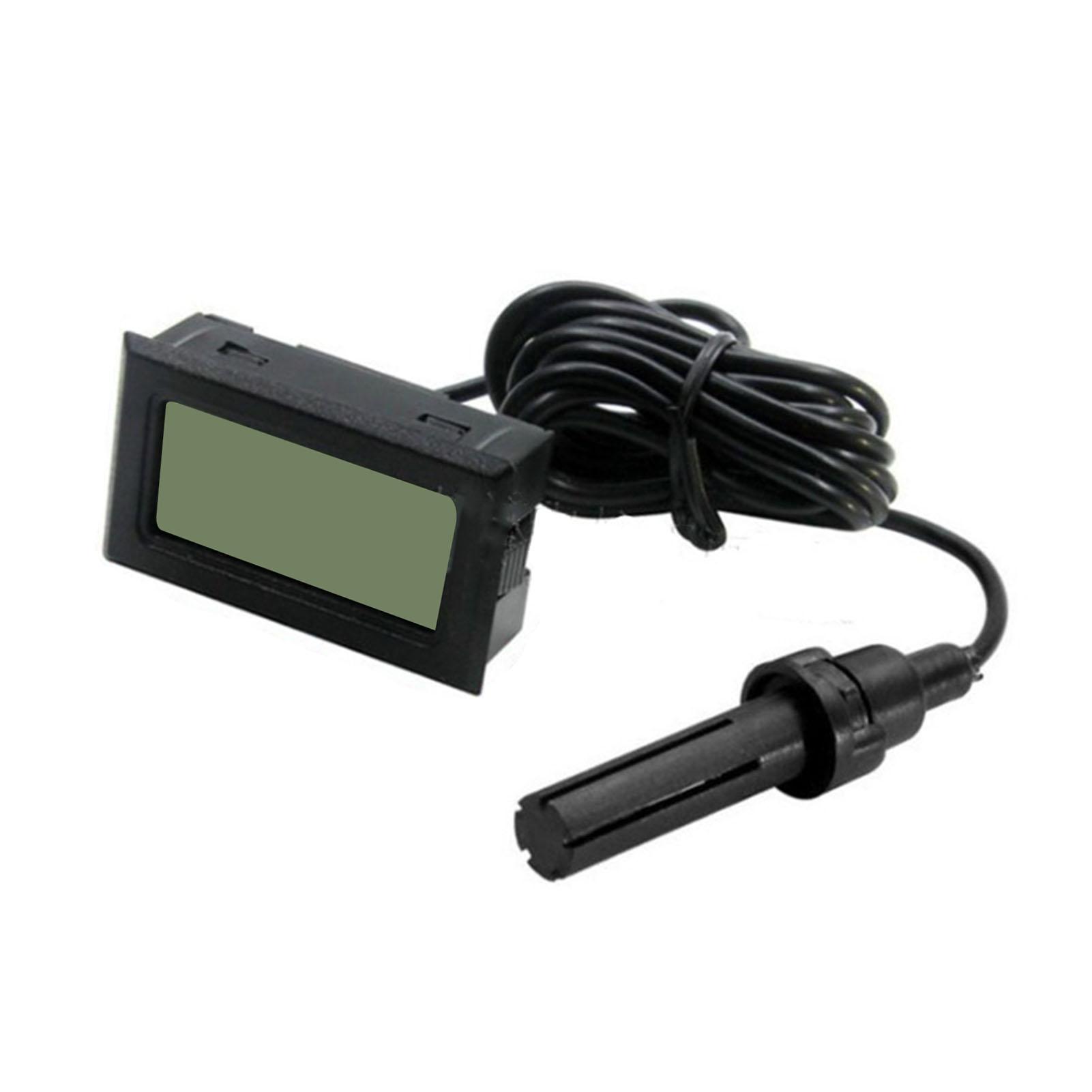 

Digital Hygrometer Thermometer, LCD Display Backlight, Temperature Humidity Meter Gauge for Indoor Environments, with ABS , 10% to