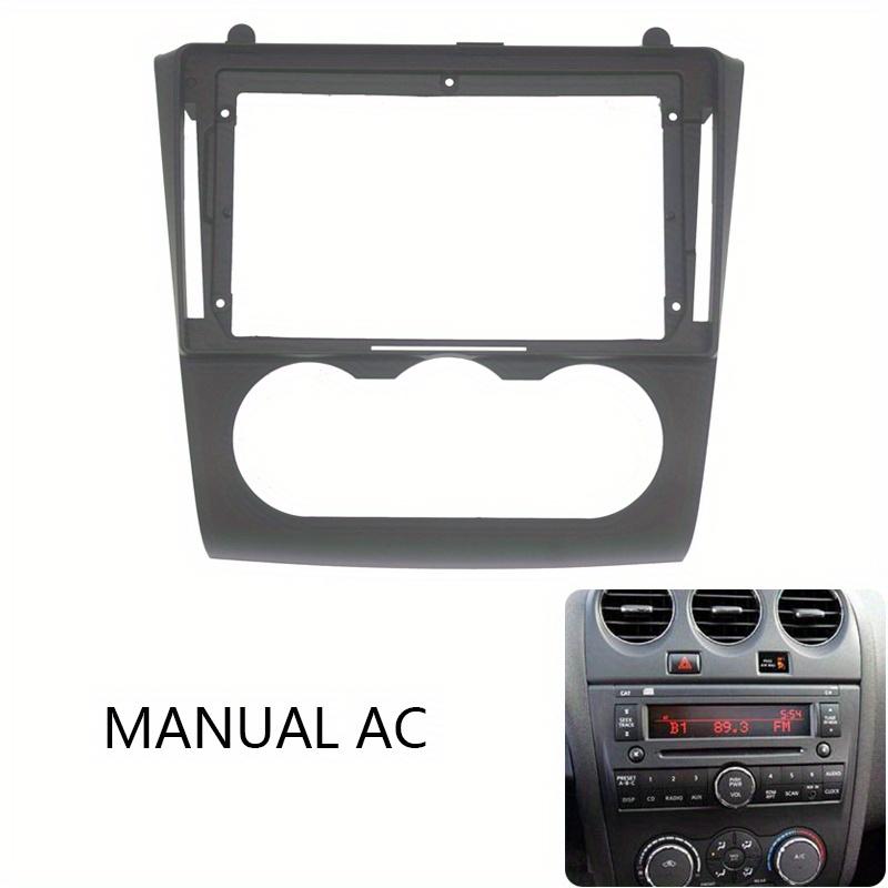 For Nissan Altima 2006-2012 9  2 Din Head Unit Car Radio Fascia  Stereo Audio Player Panel  Kit Frame Bezel, Without Battery