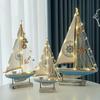 LED Wooden Sailboat Model, Nautical Mediterranean Style Home Decor, Coastal Sea Theme Tabletop Boat Ornament, Sailing Ship Gift