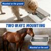 Stainless Steel Wall Mount Auto Fill Dog Water Bowl Automatic Float Valve Pet Water Trough with Flip Cover Large Capacity