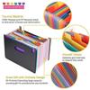 Mini Organ Clip 24 Pocket Expansion Folder A4 Portable Business Documents Office Supplies