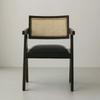 Ancient Solid Wood Living Room Chairs Japanese Simple Home Furniture Back Rattan Dining Chair Single Design Armchair Sofa Chair