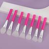 Slant Tail Rod Soft Head Silicone Mask Brush Hydrotherapy Application Mud Film Face Application Silicone Beauty Salon Film Adjustment Brush