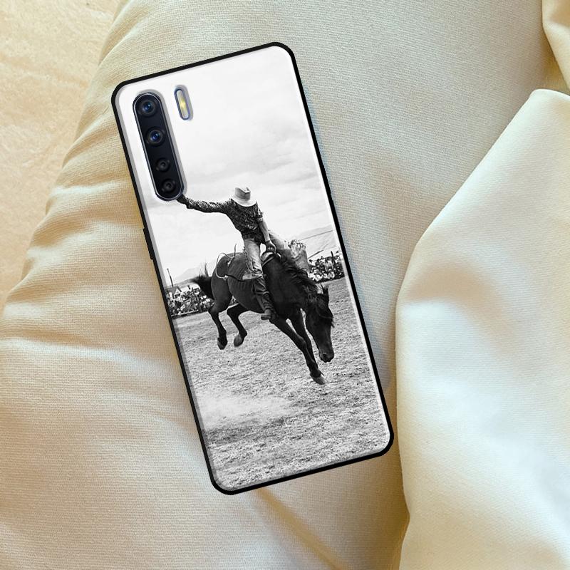 Rodeo Cowboy Lasso For OPPO A79 A38 A58 A78 A98 A54 A74 A94 A16 A76 A96 A5 A9 A52 A72 A15 A17 A57 A53S Case