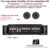 12V 9900W Car Amplifier 4-channel Powerful Car Audio Subwoofer Aluminum Alloy Vehicle Power Stereo Amp A/B Car Sound Amplifiers
