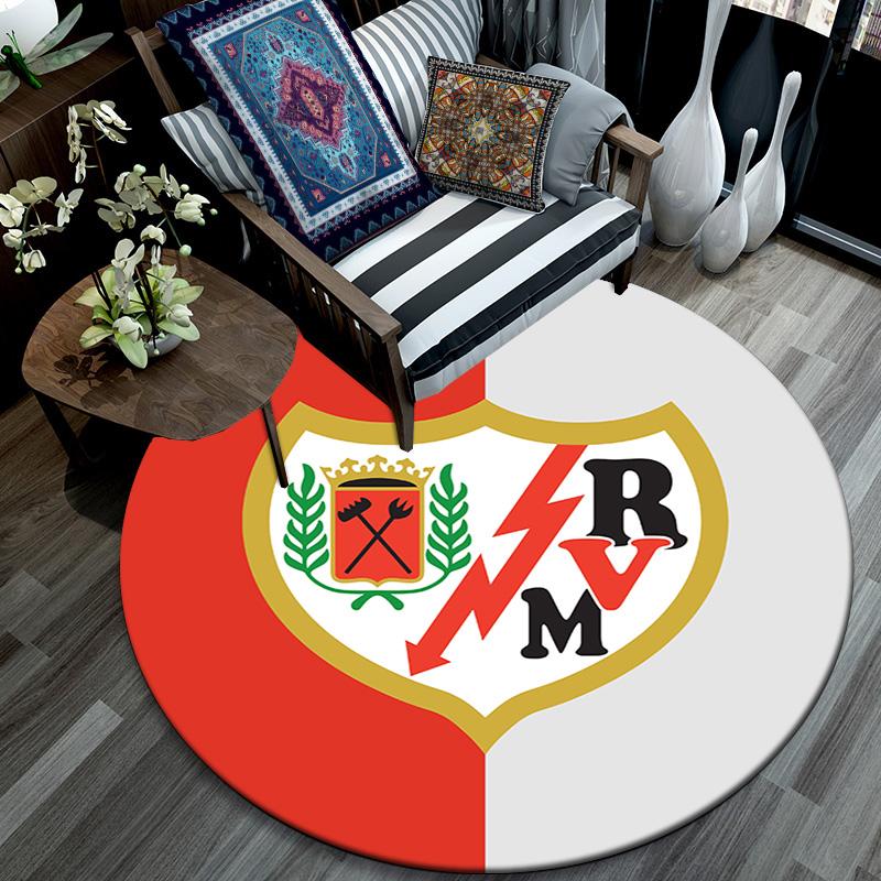 Rayo Vallecano Round Area Rug Under Office Chairs Bedroom Living Room Home Decor