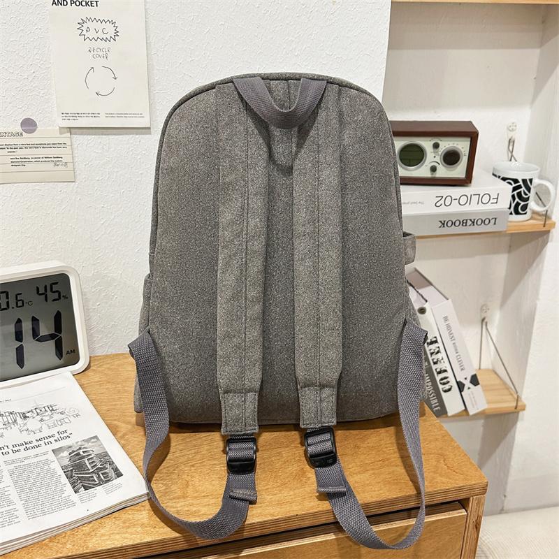 Stylish Backpack for Men and Women with Multiple Pockets and Front Zipper Design