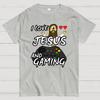 I Love Jesus And Gaming Cotton Summer Casual Cool Loose T-Shirt