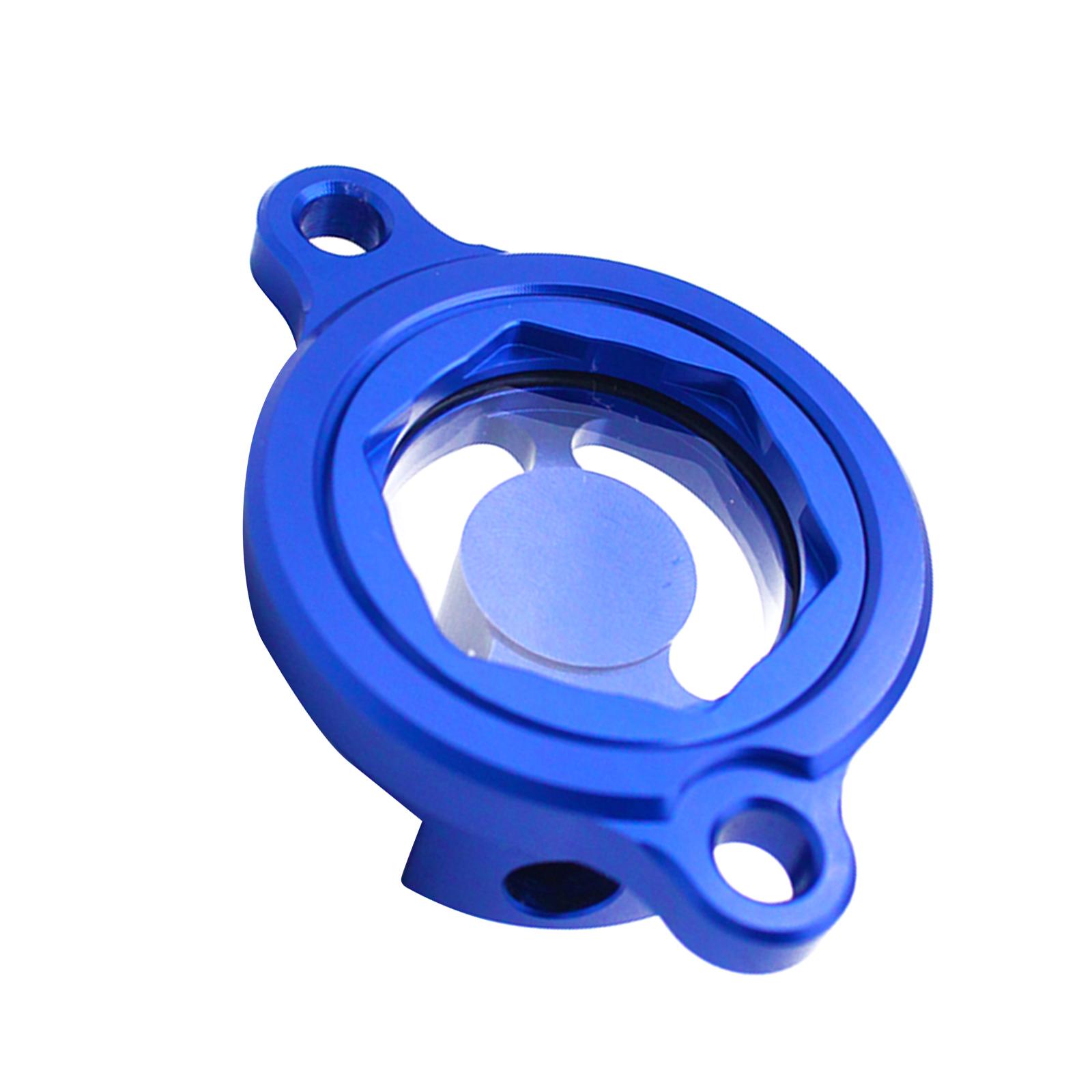 

Крышка масляного фильтра двигателя Высокопроизводительная Премиум Прочная Алюминиевый сплав для Honda Crf450rl Замена Легко установить синий