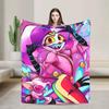 Super Warm Flannel Blanket for Kids and Adults Lucifer Morningstar Anime Themed Bedding Throw for Sofa Couch Chair or Bed Cover