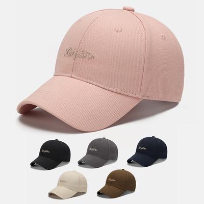 Spring Autumn Hat Men Women Letter Gold Embroidered Baseball Cap Outdoor Sun Hat