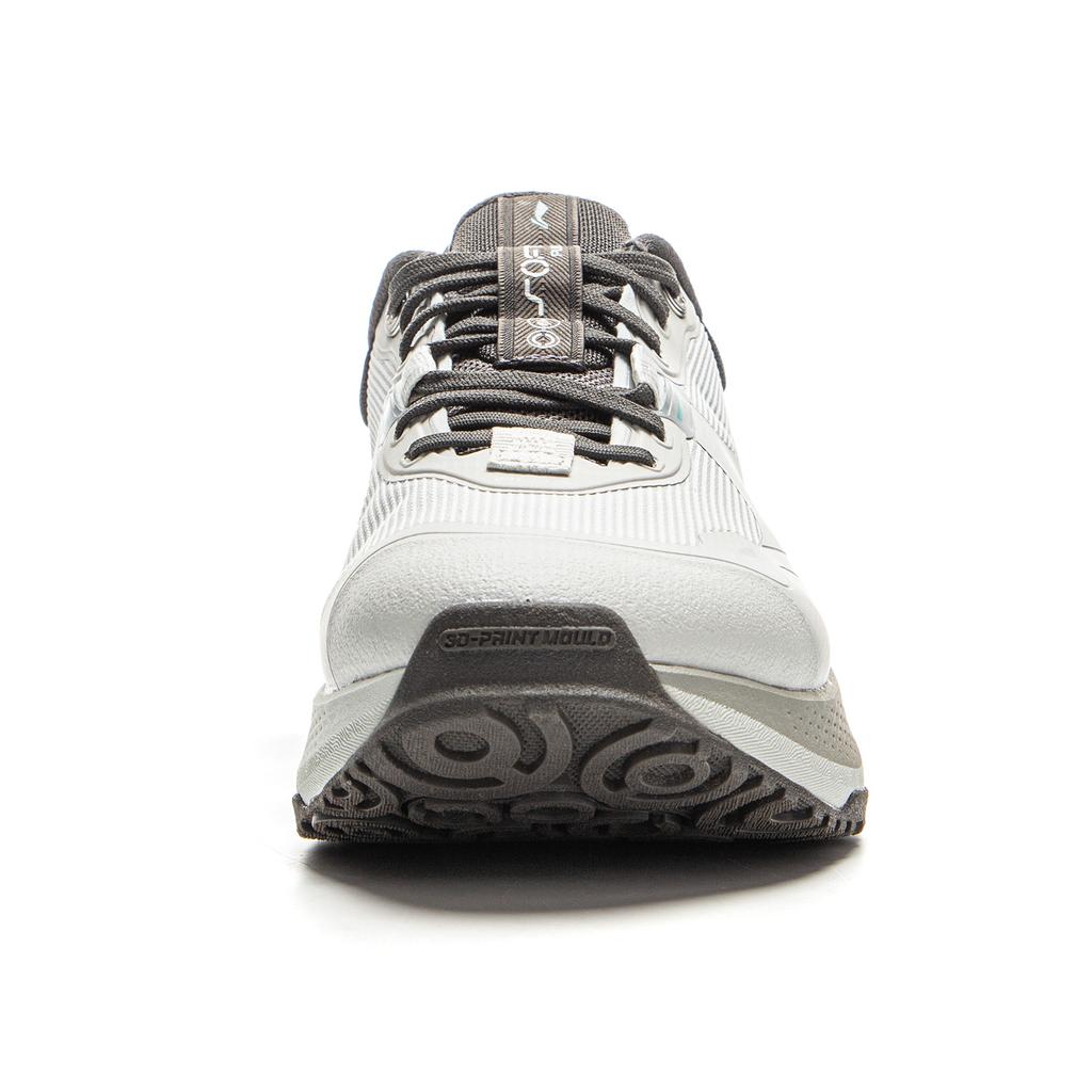 Li Ning Soft Plus Comfortable Versatile Fashion Slip Resistant Durable Low Top Casual Shoes Men Sneakers Gray Black AGLU087-3