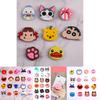 3d Fashion New Silicone Cartoon Cute Telescopic Phone Air Bag Bracket For Iphone