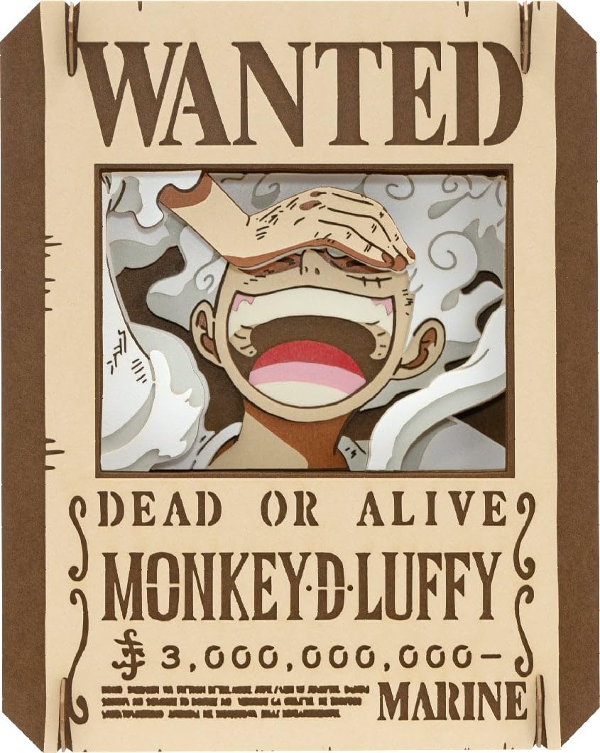 Ensky One Piece Monkey Luffy H100 x W80 x made of PT-367 D. (approx. D42mm, paper)