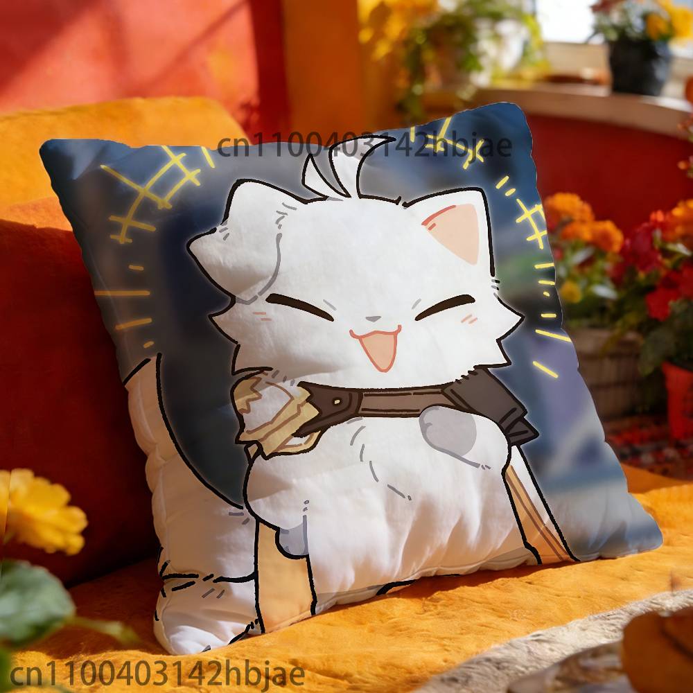 

Phainon Qinchen Faon Pillowcases Bedroom Living Room Sofa Home Decor Polyester Cushion Cover with Zipper 30cmx30cm