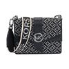 New MICHAEL KORS Greenwich Fabric Envelope Bag, Shoulder Bag, Crossbody Bag Small Women's Black & White 32F2SGRC5J-064