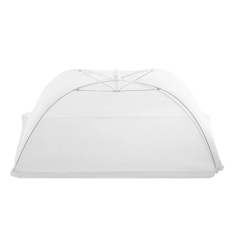 

1 шт. Чехол для обеденного стола, чехол для овощей, складной чехол для домашнего стола, новый, с защитой от пыли и мух 43x43x22cm