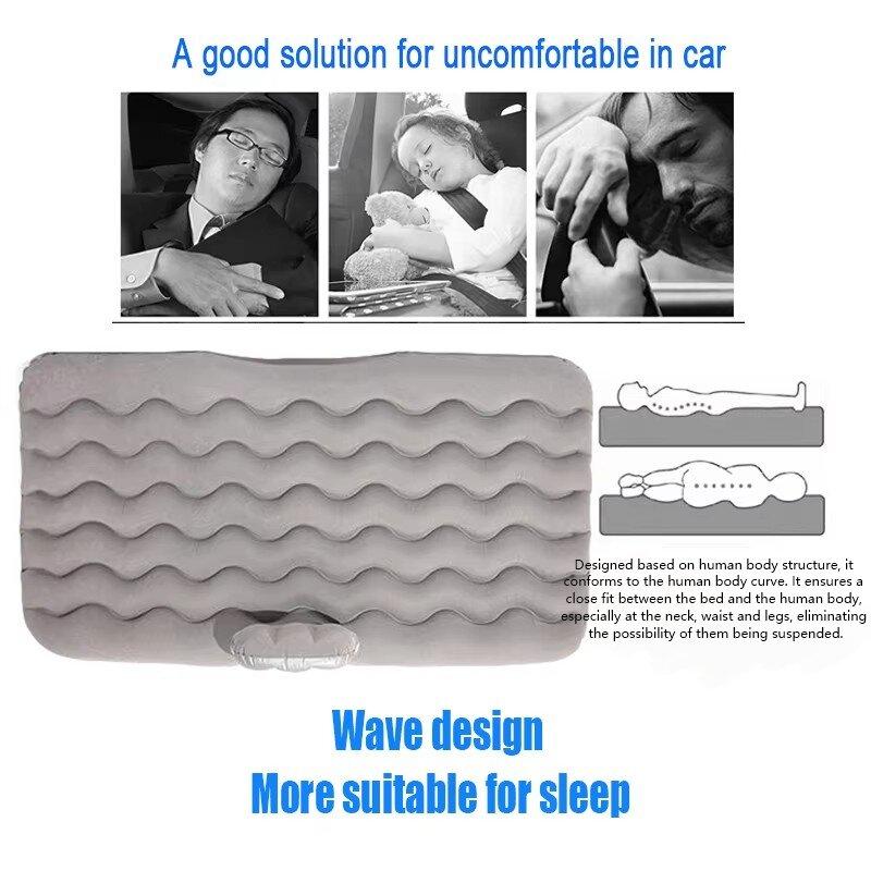 Car Air Inflatable Travel Mattress Bed Universal for Back Seat Multi Functional Sofa Pillow Outdoor Camping Mat Cushion