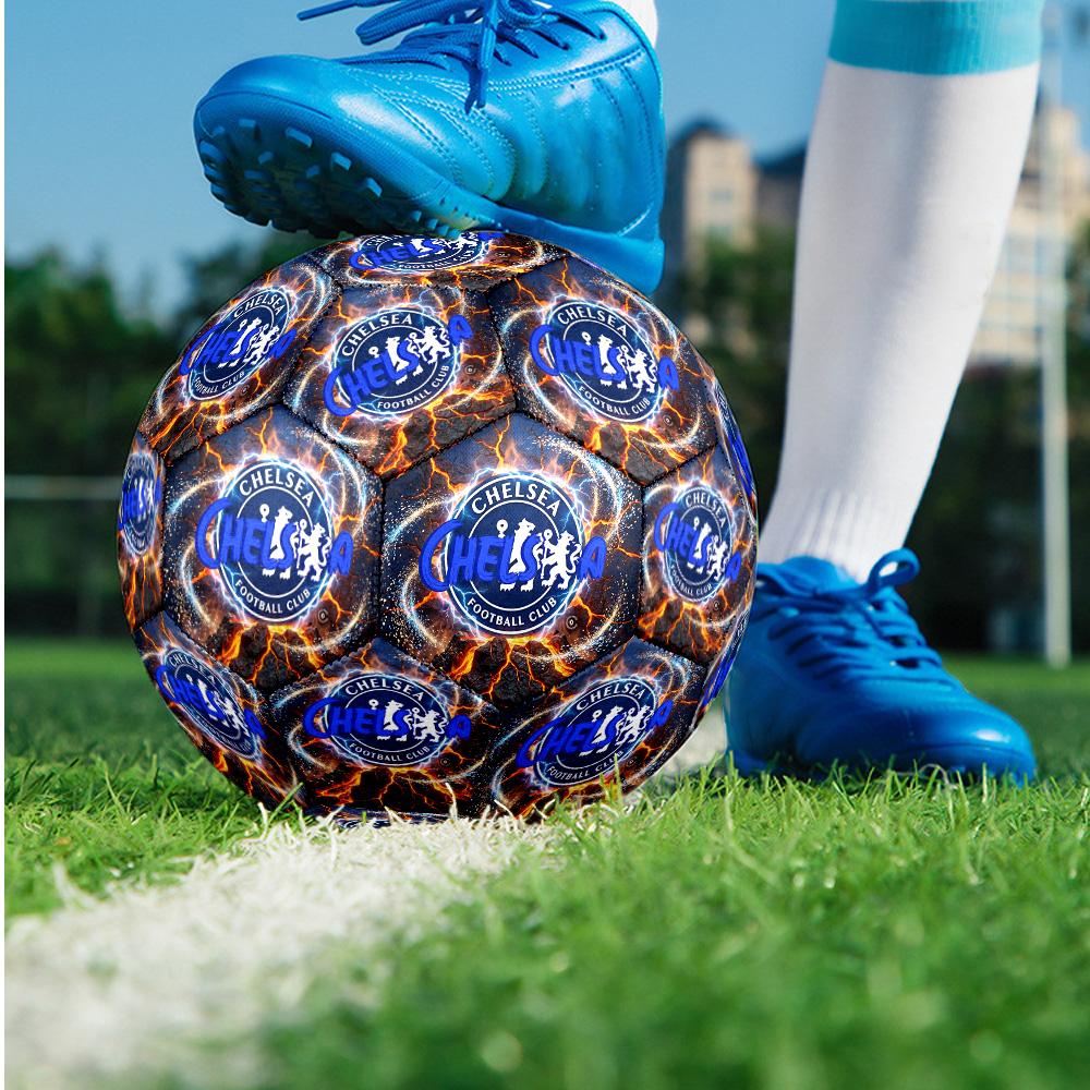 Pallone da calcio a tema Chelsea FC Taglia 5 Pallone da calcio Tocco Morbido Pallone da calcio Professionale per Allenamento per Sport all'Aperto