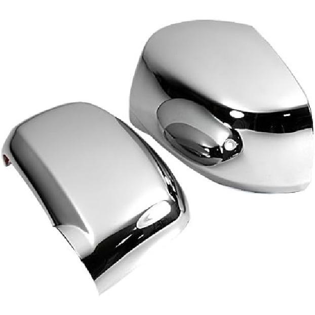 Triple Chrome Mirror Cover Trims For 2005 2006 2007 2008 2009 2010 Nissan Versa Tiida Latio