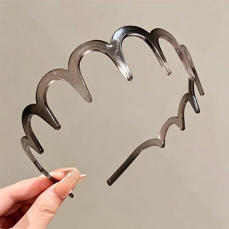 Elegante Zähne Rutschfester Haarkamm Haarband Für Damen Mädchen Süßes Haarschmuck Einfaches Haarband Haarreif Mode Haaraccessoires