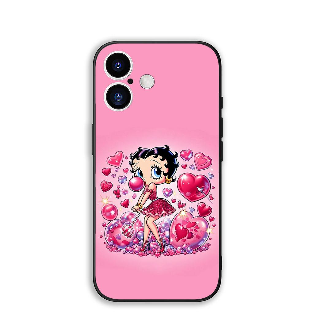 Cover for Samsung Galaxy S22 S21 S20 Fe Ultra S9 Plus + A13 A22 M21 M31 M55 M15 Phone Case Kawaii B-Bettys Anime B-Boops