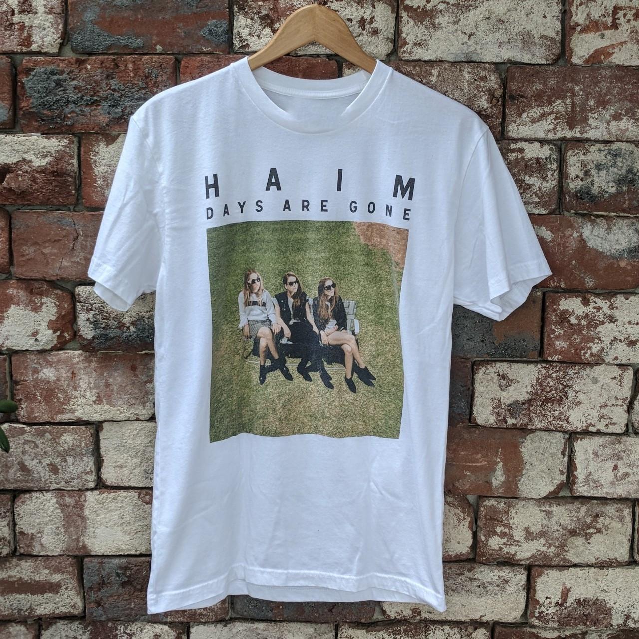 Rare Haim Band Gift For Fan S2345XL White T-shirt MD67 L