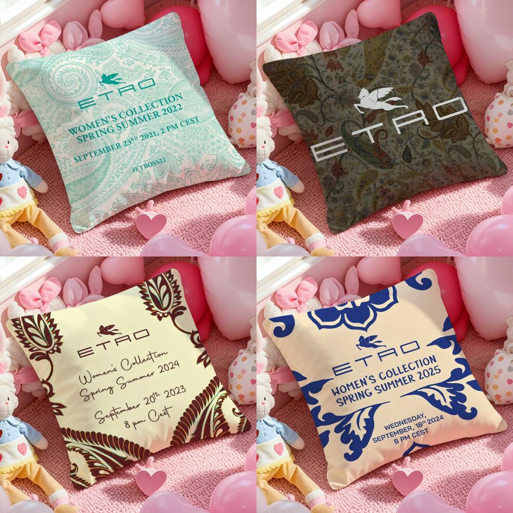 Classic Design EEtroS Pillow Case Soft Plush Fabric DoubleSided Printed Cushion Cover Warm Winter Sofa Pillow Case