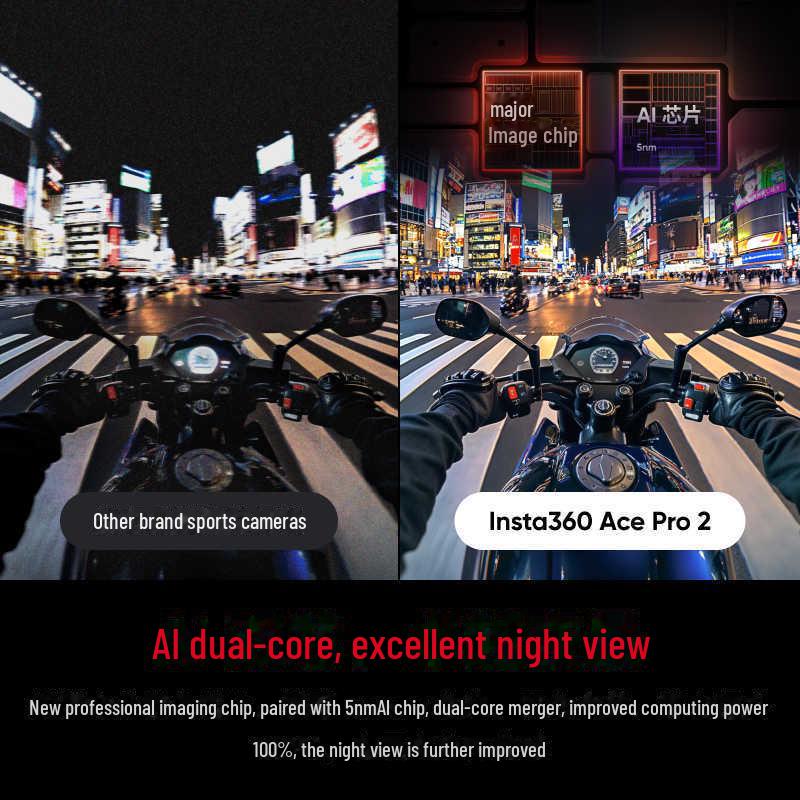 Insta360 Ace Pro 2: Flagship AI-Stabilized Sports Camera for Motorcycles