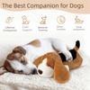 Giocattolo per Cani Realistico per Alleviare l'Ansia Giocattolo Confortevole con Battito Cardiaco per Cani Giocattolo Cane Peluche Carino Addestramento