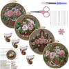 1pc Valentine's Day Embroidery DIY Fabric Craft Kit with Tools