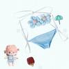 Bikini Set Cotton Doll Swimsuit Suit Strap Pants 20cm Doll Swimming Outfit  Cotton Doll Accessories
