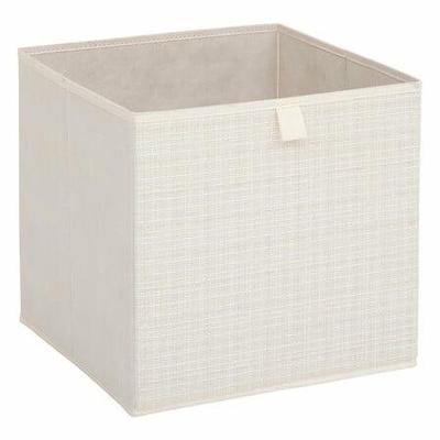 Storage Container Tweed 31X31 Cm Beige