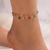 Summer New Daisy Flower Chain Anklets for Women Trendy Beach Starfish Shell Beads Anklet Bracelet On Leg Foot Chain Boho Jewelry
