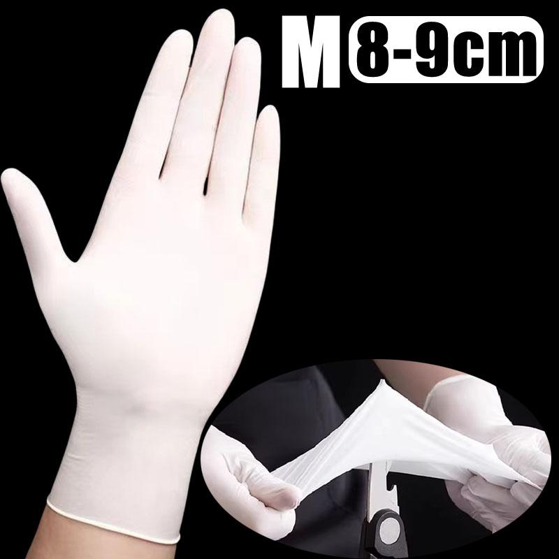 2/100PCS Disposable Black Nitrile Gloves Latex Free Waterproof Durable Suitable for Kitchen Food Processing Beauty SalonFamily