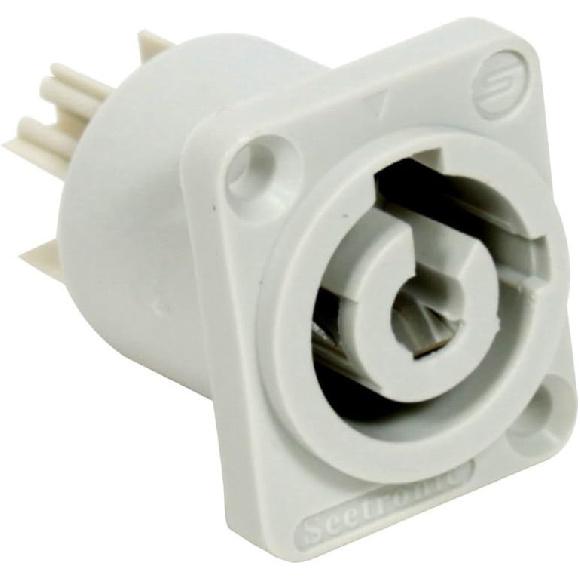 Elite Core Panel-Mount Connector | 50-Pack Screw and Nut Kit for D-Series Panel Power Gray