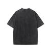 Herren Schweres Gewaschenes Vintage Lockeres Drop Shoulder Kurzarm T-Shirt