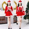New Christmas Dress Female Adult Sexy Christmas Performance Costume Santa Claus Red Dress Performance Costume