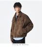 American Retro Barn-Style Unisex Suede PU Leather Jacket - New Autumn/Winter 2025 Casual Workwear Jacket for Men