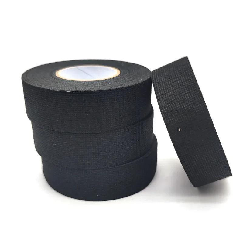 9/19/25MM Heat-resistant Flame Retardant Tape Adhesive Cloth Tape For Car Cable Harness Wiring Loom Protection Width 15M NEW
